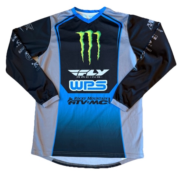 Fly Racing FSX Monster Energy Motocross Jersey Small  MX Racing BMX ATV Oakley - Picture 1 of 6
